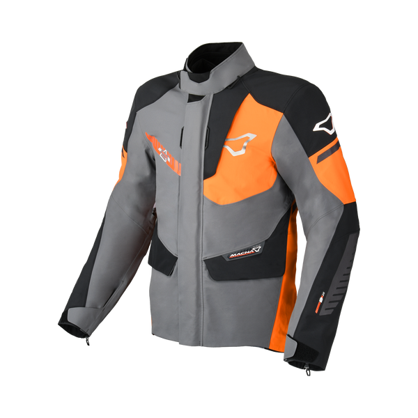 MacNA Textile MC-Jacket Synchrone Grey /Oranssi