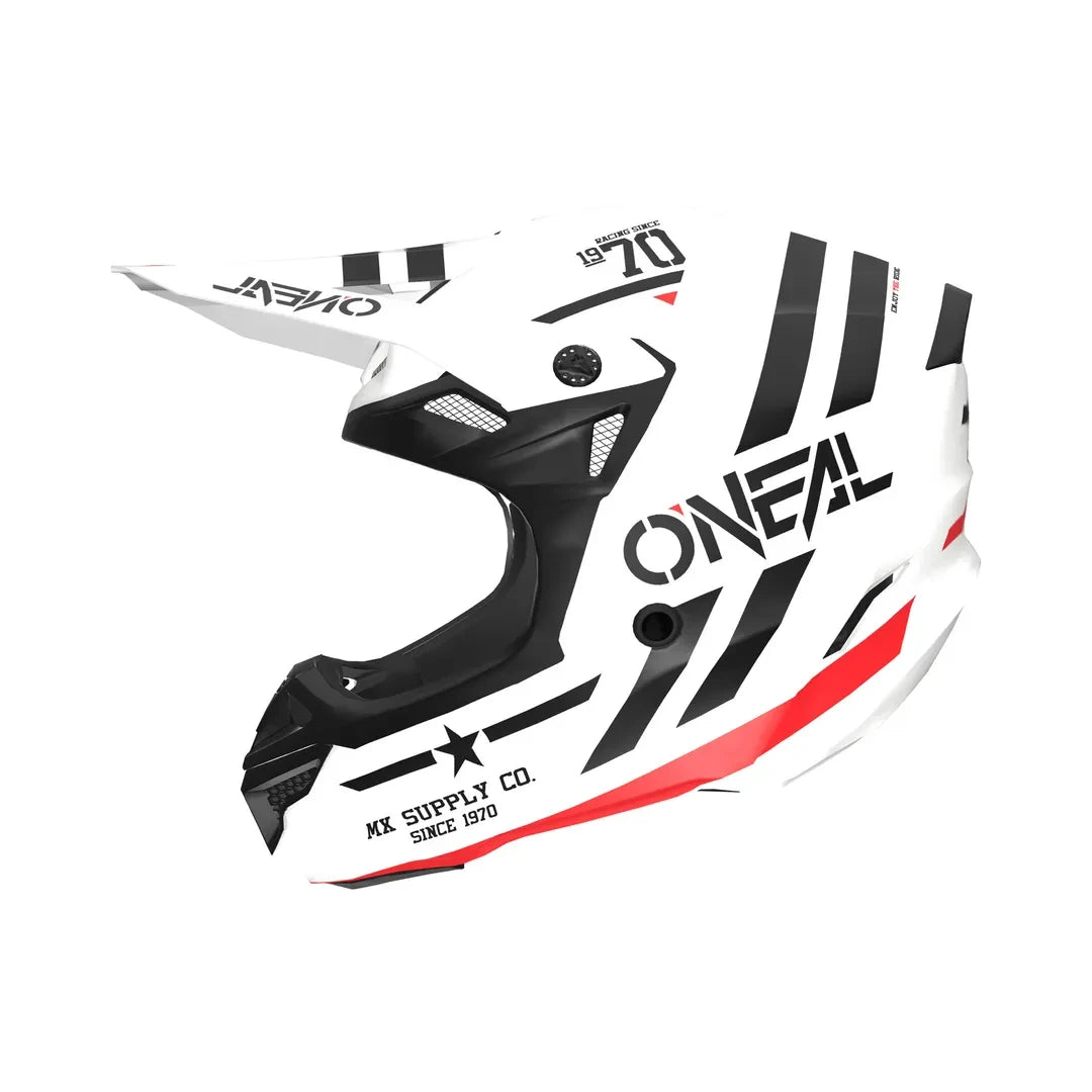 Oneal Cross MC Helmet 5 -sarja Polyakryylite laivue valkoinen