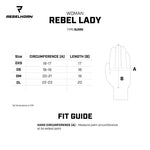 Rebelhorn Women MC Gloves Rebel Black /Pink