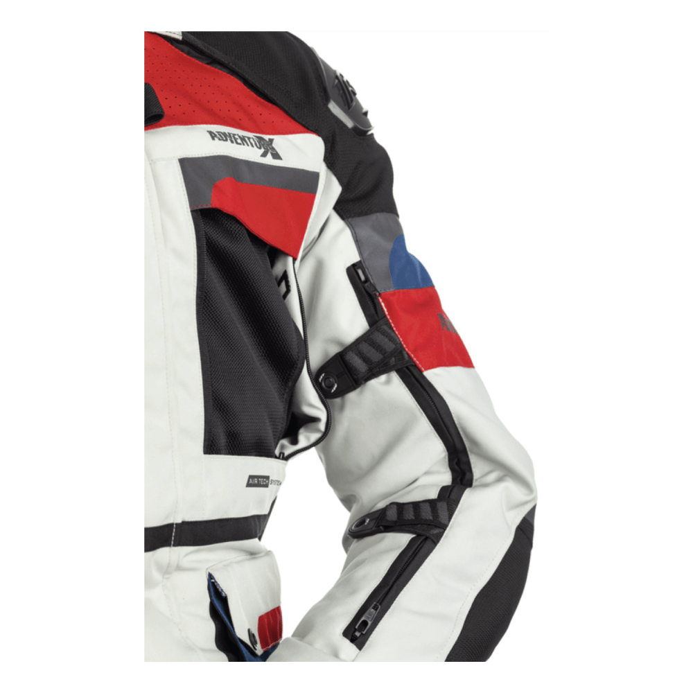 Ensimmäinen tekstiili MC-Jacket Adventure-X Blue /Red