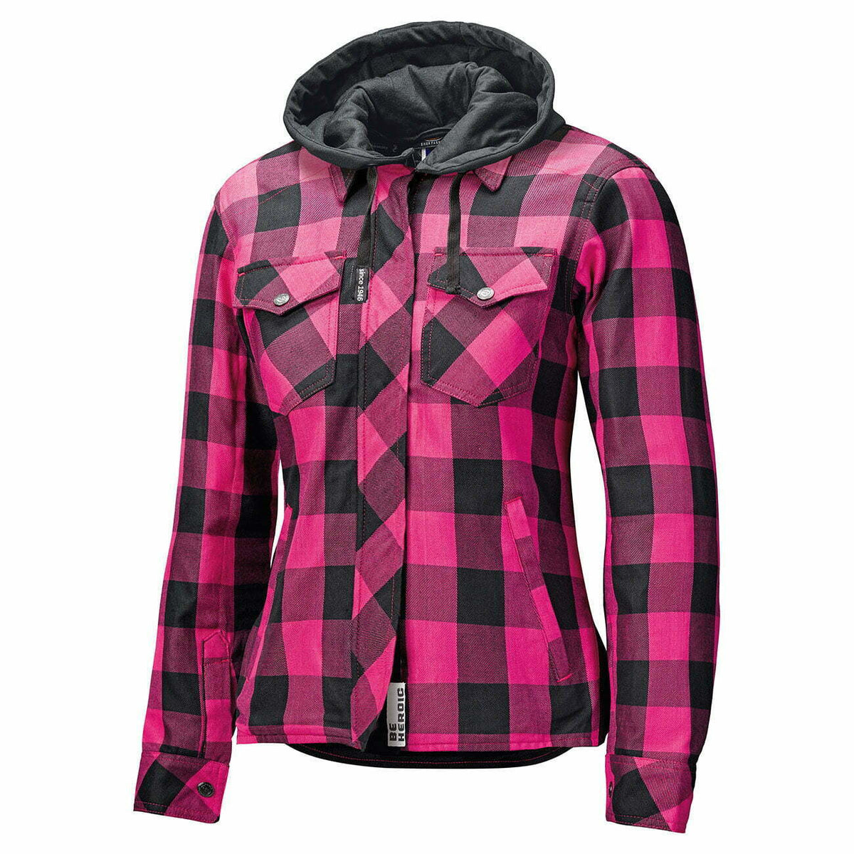 Held Lady Kevlar MC -paita Lumberjack II Black /Pink