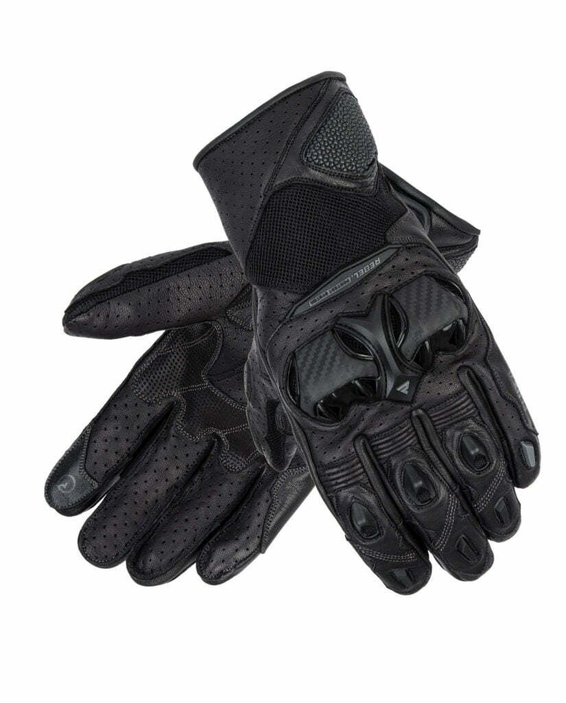 Rebelhorn MC Gloves Flux II musta