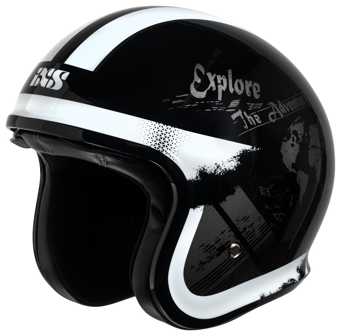 IXS880 2.2 Avoin MC Helm Matt Black /Grey