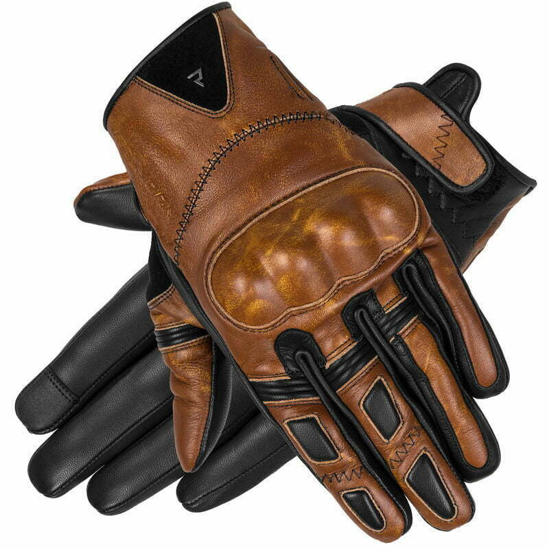 Rebelhorn MC Gloves Thug II Vintage Brown