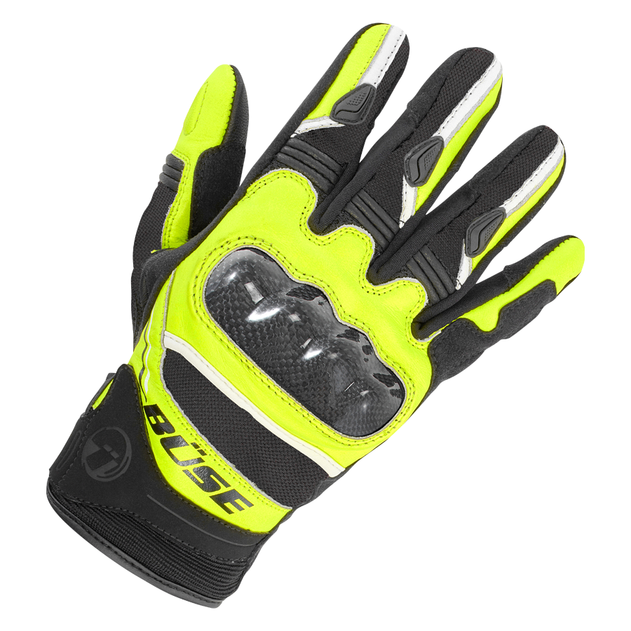 Büse MC-Gloves Safe Ride Black /Flunfluenssa