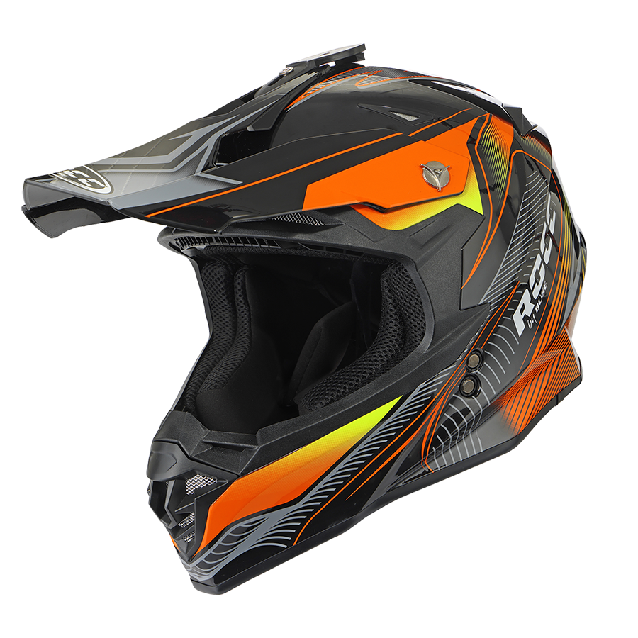 Rocc Cross MC Helmet 713 Black /Orange