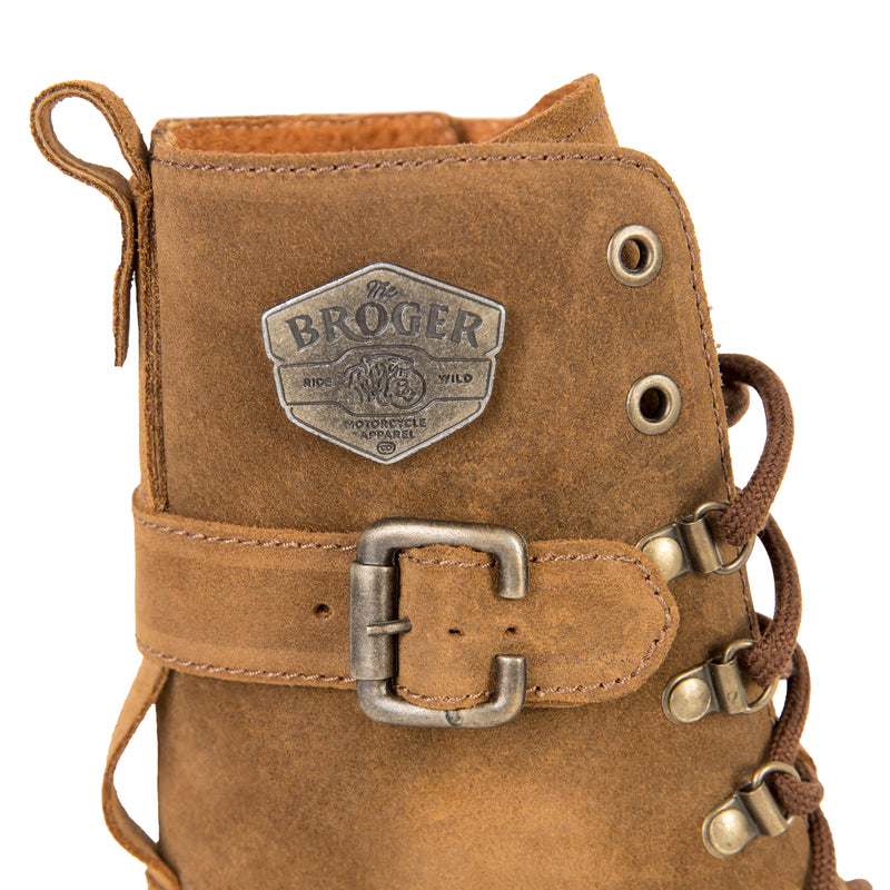 Broger unisex MC saappaat Ohio Cognac