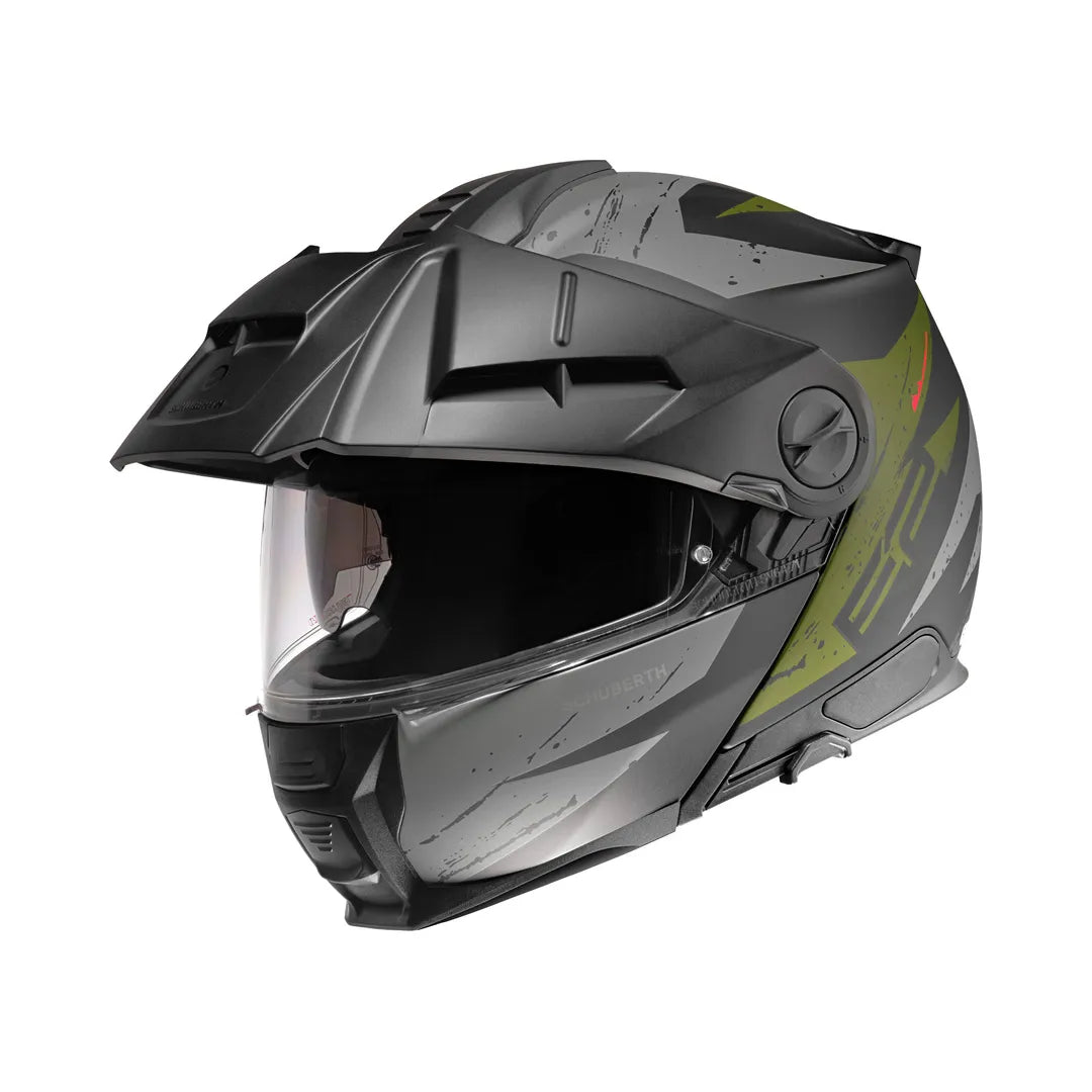 Schuberth Openable MC -kypärä E2 Explorer Khaki