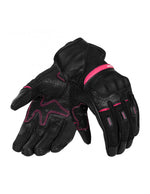 Seca Dam MC Gloves Axis mesh II musta /vaaleanpunainen