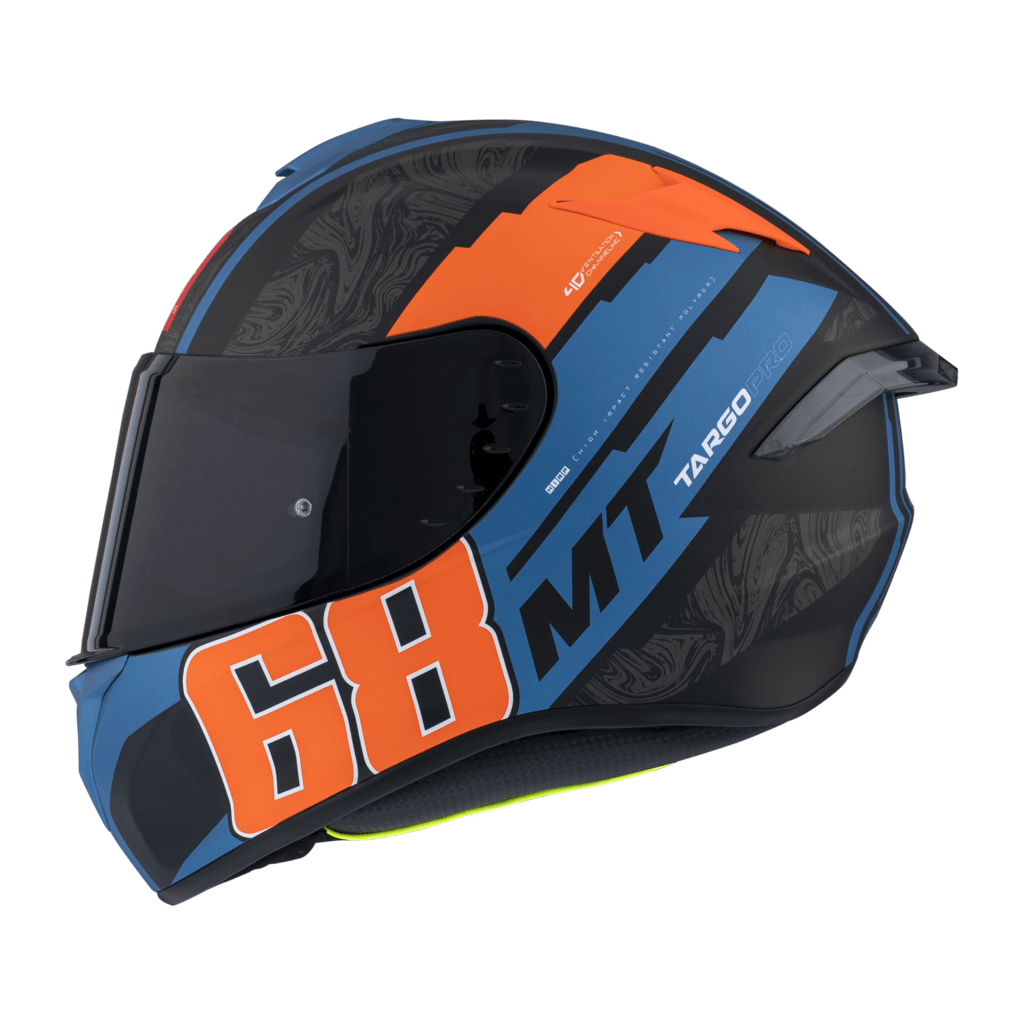 Mt Helmets Integral MC Helmet Targo Pro Welcome Orange