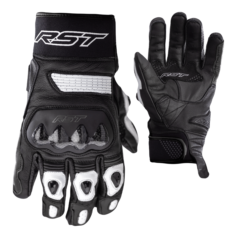 RST MC Gloves Freestyle II musta /valkoinen