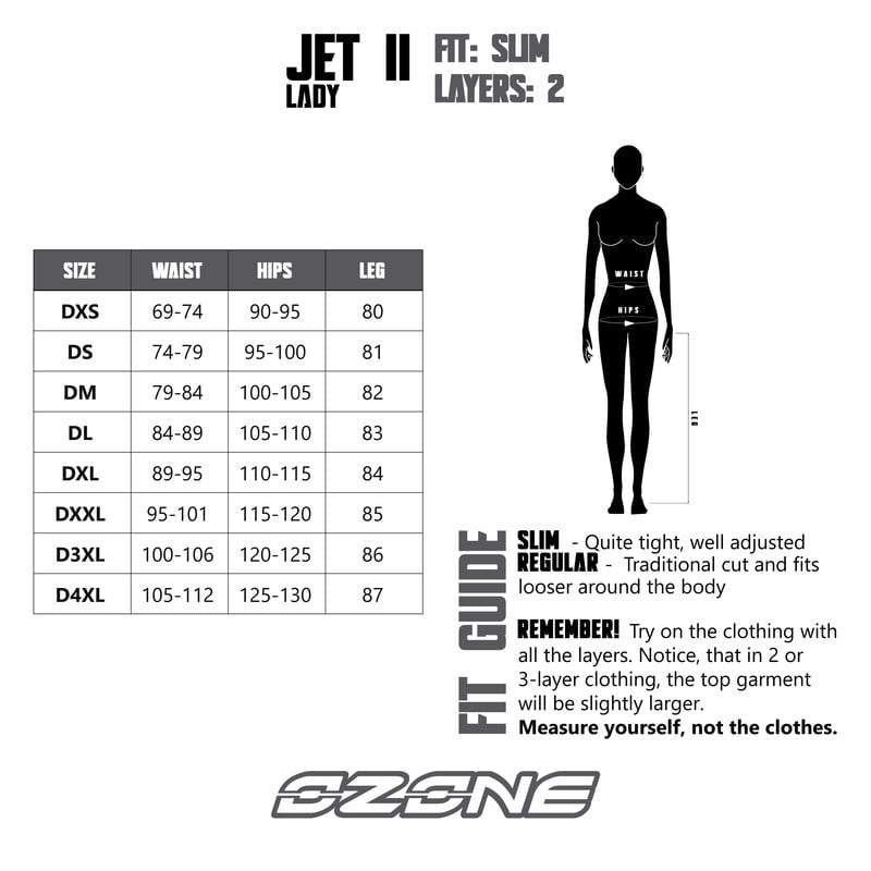 Ozone Dam Tekstiili Mc-Housut Jet II Musta 