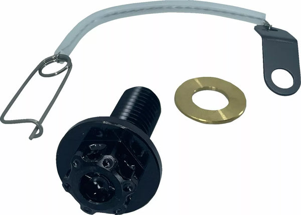 PSR-tyhjennystulppa 8x1.25x24 BLK 00-01940-22