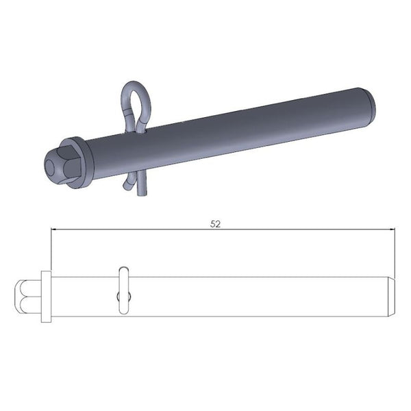 Moto-Master Brake Pad Pin 213030