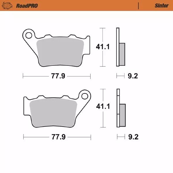 Moto-Master Brake Pad Scooter 413403