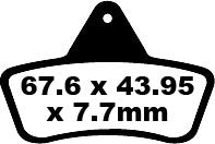 EBC -jarrutyyny Carbon TT Dirt FA271TT