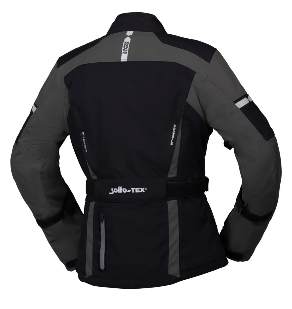 IXS Lady Textile Mc -Jacket Pacora -St Black /Grey