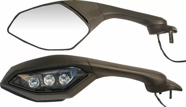 Emgo Mirror l musta yam 20-37502