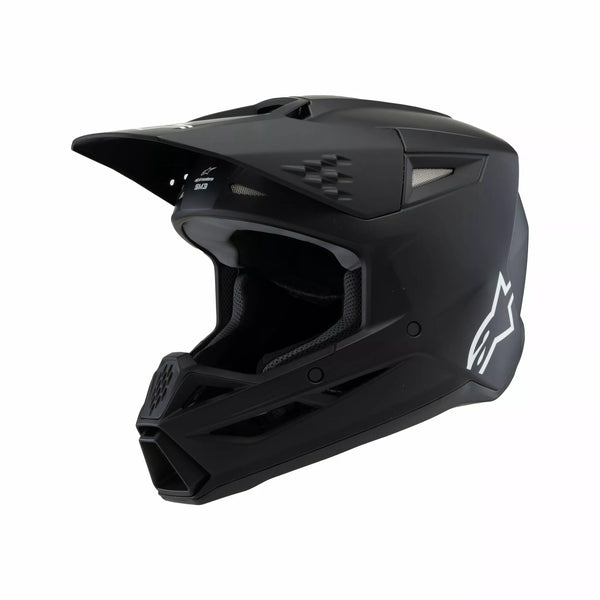 Alpinestars (MX) -kypärä YTH SM3 Solid Black YS 8302425-110 -SY
