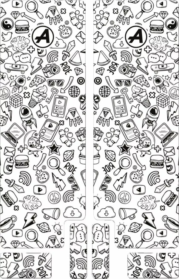 Algis Fork Decal BK -kuvake kiilto BK.G06.005