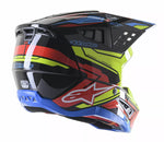 Alpinestars Cross MC Helmet SupeTech M5 Action 2 Black /Flu