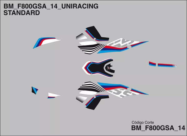 Uniracing Decal Kit BMW F800GS ADD 2021S