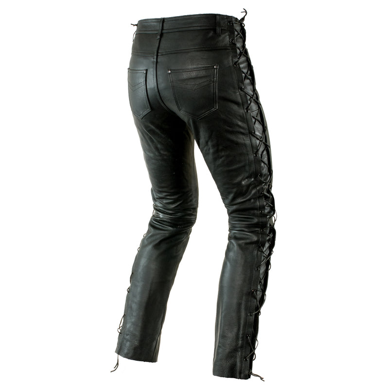 Ozone mc-leather pants heavy black