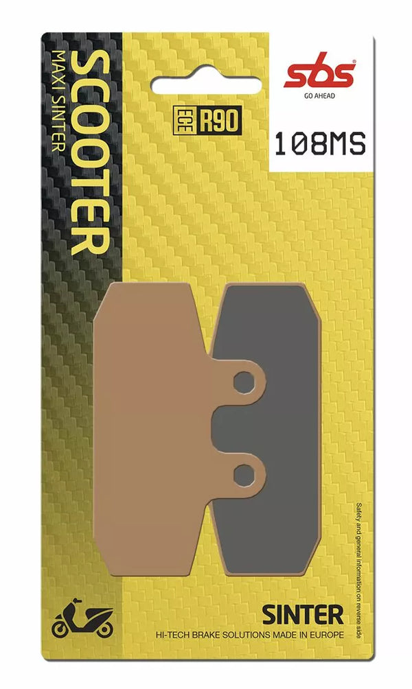 SBS BRAKE PAD SINT SCOOT 108MS
