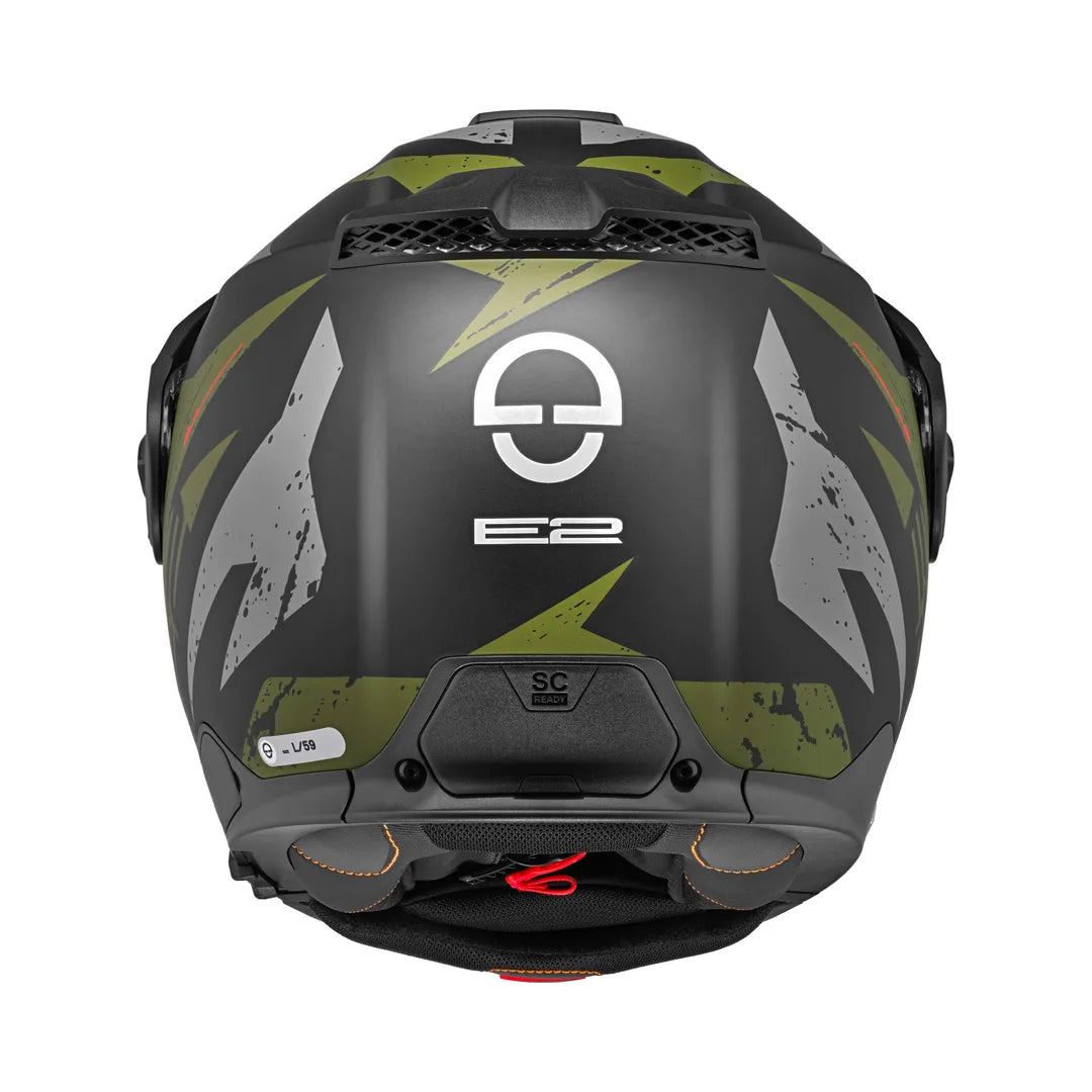 Schuberth Openable MC -kypärä E2 Explorer Khaki