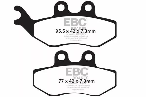 EBC BRAKE PAD HH SINT SCOOTER SFA194HH