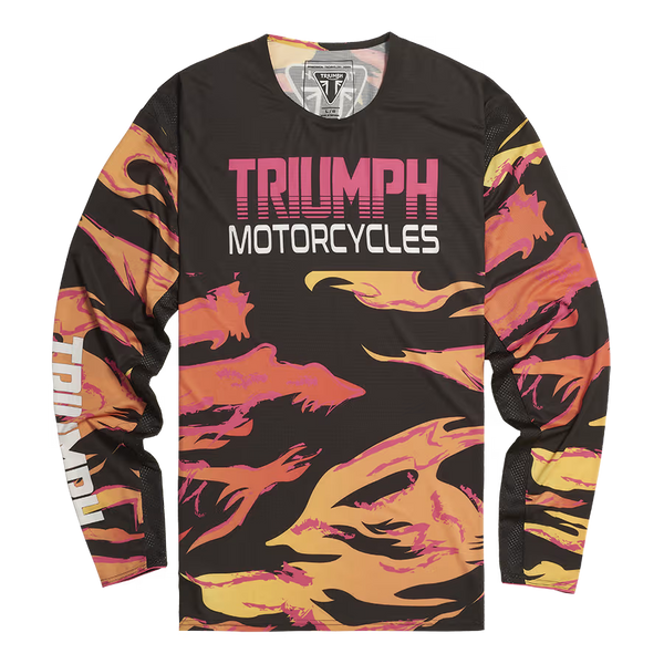 Triumph cross sweater tiger stripe