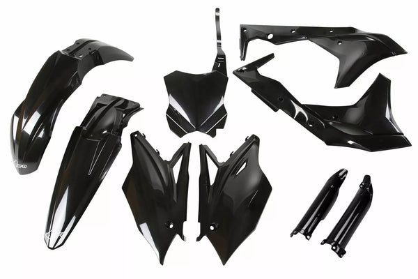 UFO Body Kit Full KXF 250 2017 Black Kakit224F@001