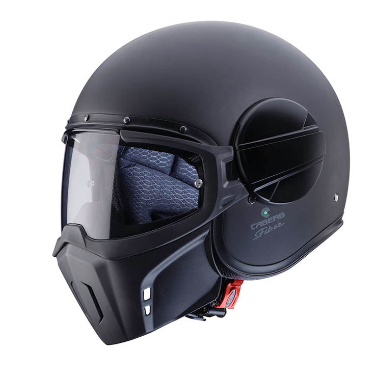 Caberg Open MC Helmet Ghost X Matt Black