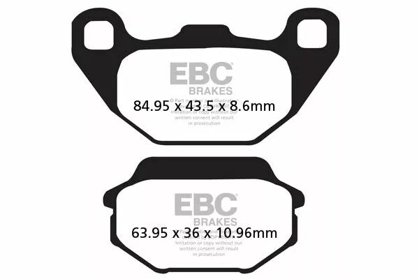 EBC BRAKE PAD HH SINT SCOOTER SFA305HH