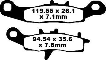 EBC -jarrutyyny Carbon TT Dirt FA258TT