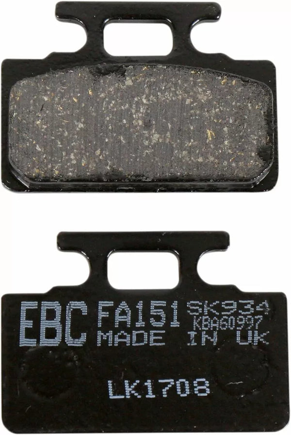 EBC BRAKE Pad FA näyttää orgaaniselta FA151: ltä