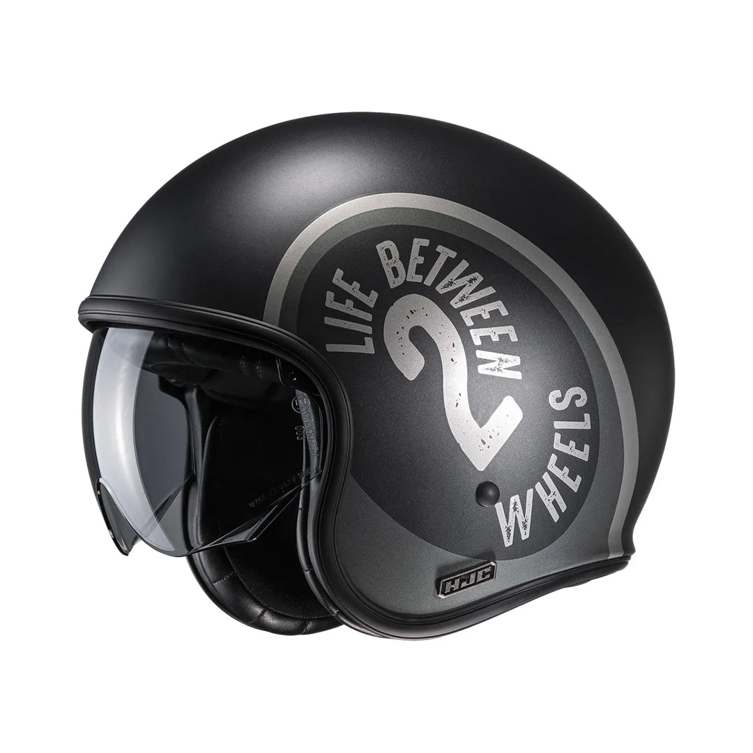 HJC OPEN MC Helmet V30 Harvey Black /Gray