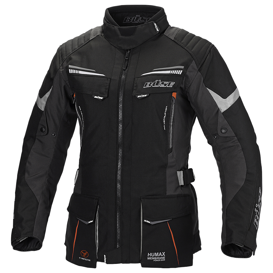 BUSE Women's Textile Mc-Jacket Lago Pro Black 