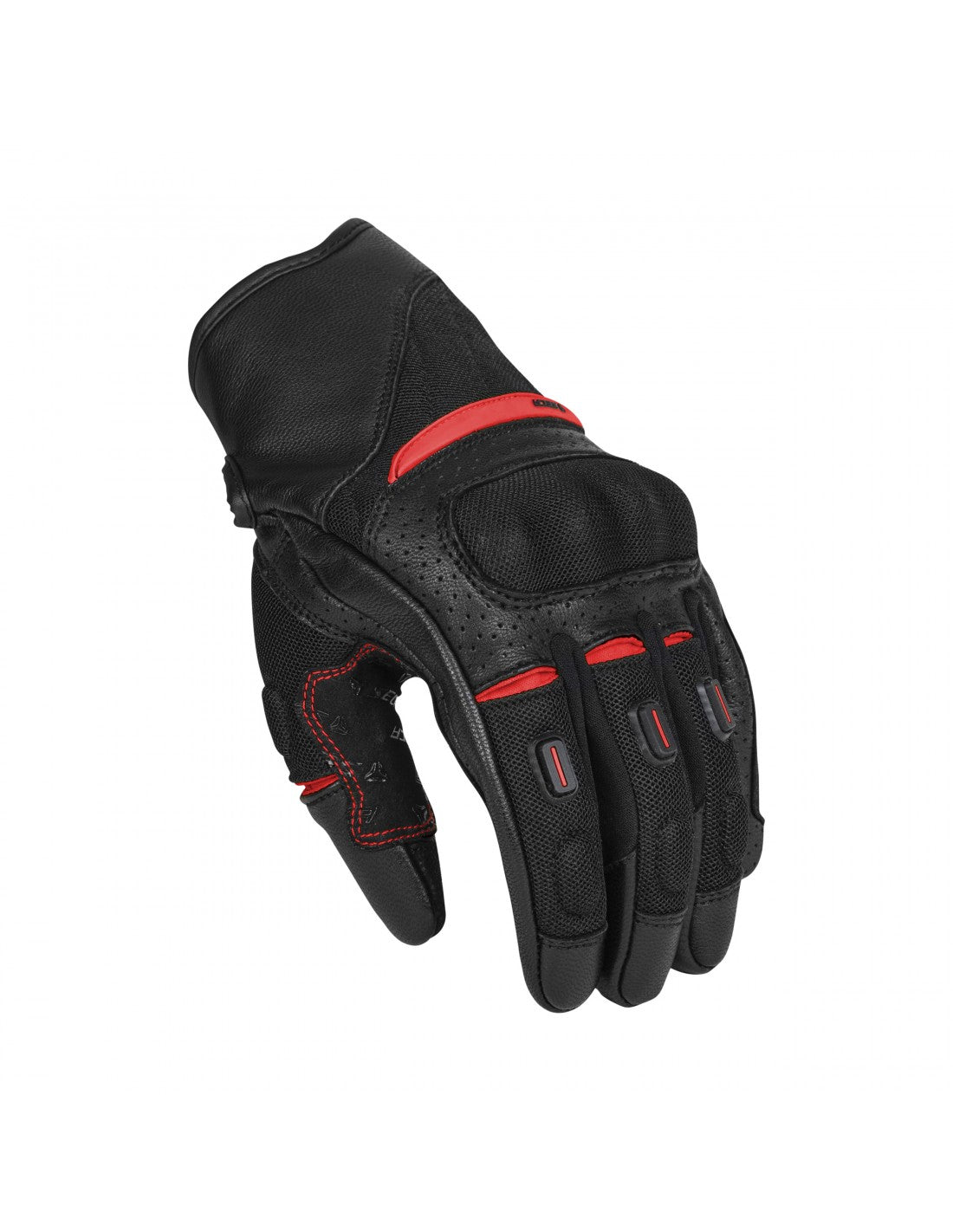 Seca MC Gloves Axis Mesh II musta /punainen