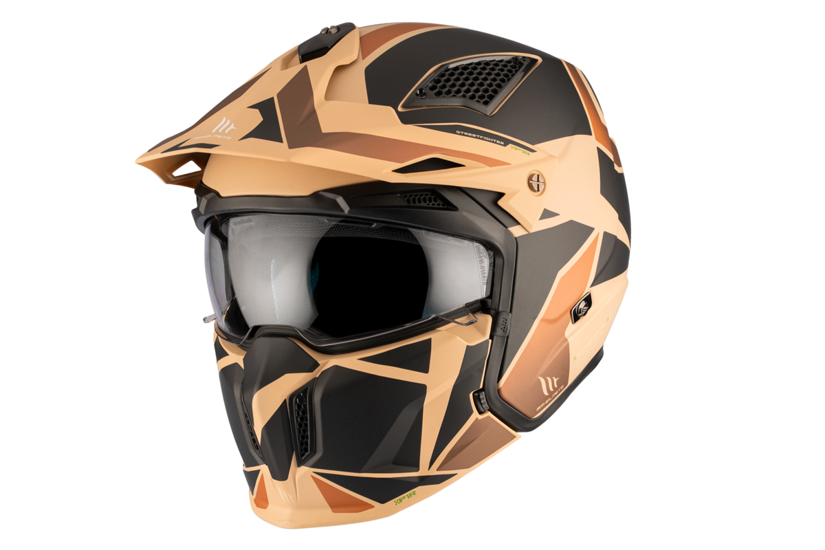 Mt Helmets Open MC Helmet Streetfighter Sv S P1R B9