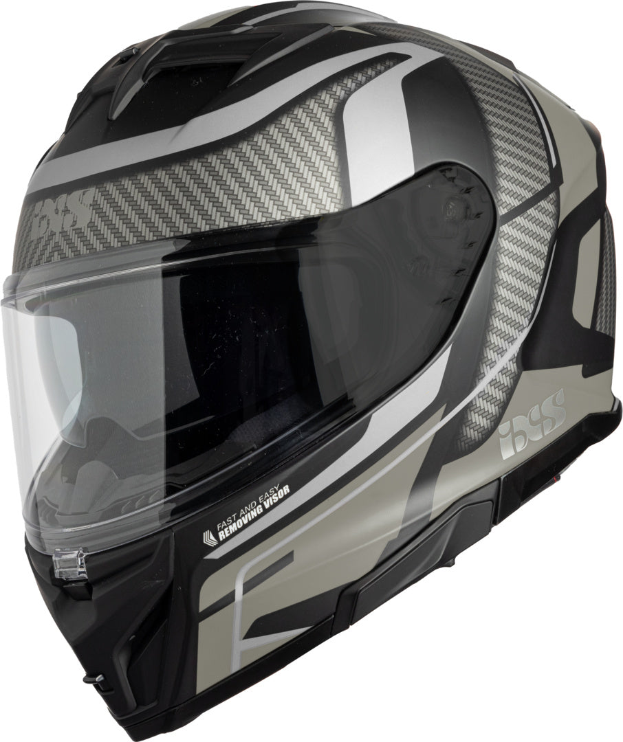 IXS Integral MC Helmet 912 SV 2.0 Blade Black /Gray