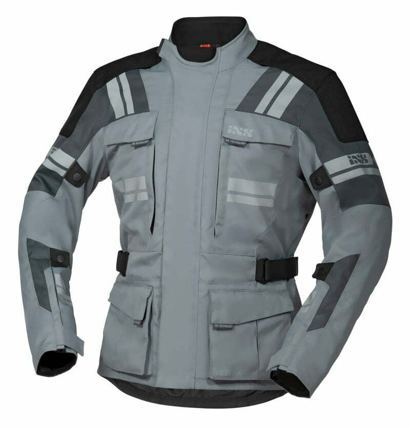 IXS Textile MC -takki Blade St 2.0 Harmaa /musta