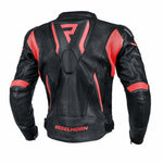 Rebelhorn Mc-Leather -takki Fighter Black /Red