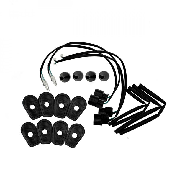 Mikroindikaattorien sovittimet (4), Kawasaki Z650RS 22- / Z900 20- / Z H2 20- / Z125 21- / NINJA 125 21- (Asenna etu- ja takaosa)