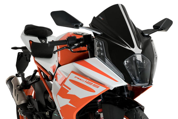 Z-Racing Screen KTM RC125/RC390 22- c/musta