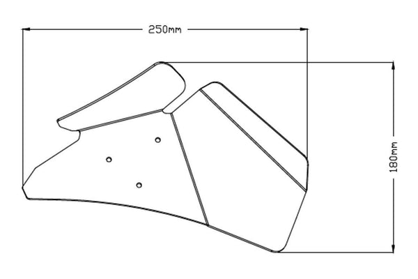 Kit Deflectors Sup. KTM 1090/1290 c/trans.