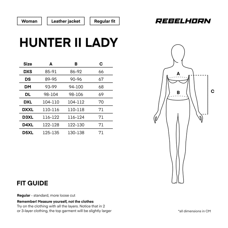 Rebelhorn Dam Mc-Jacket Hunter II musta