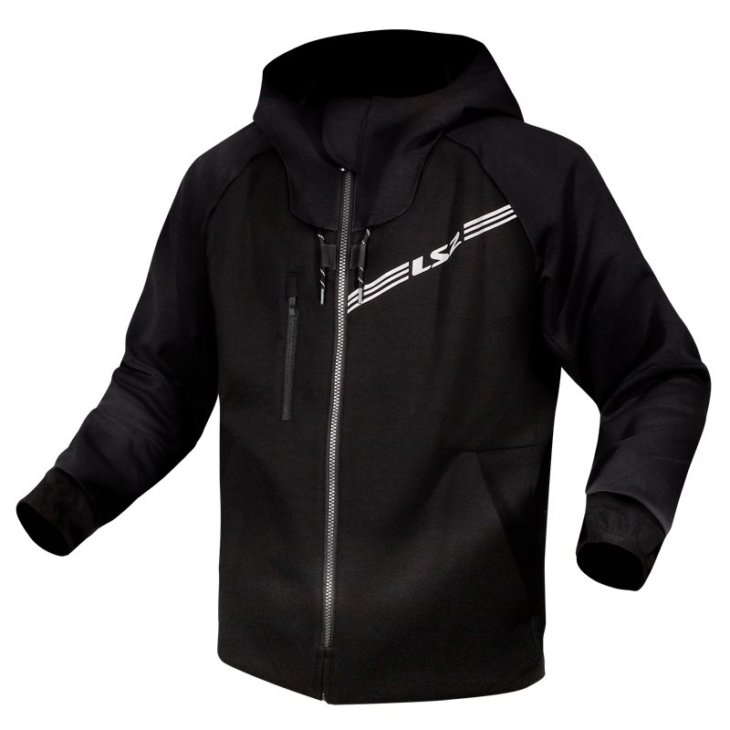 LS2-tekstiili MC-Hoodie Throttle Black