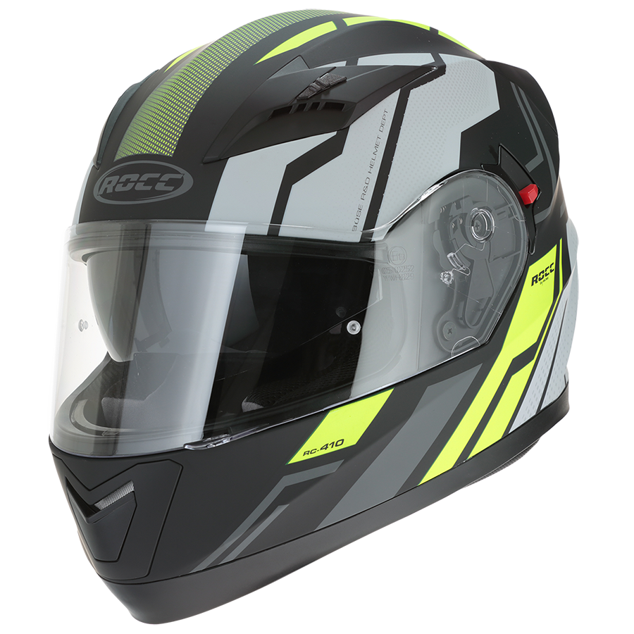 Rocc 416 Integraal MC Helm Matt Black /Flun -