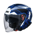 SMK JET MC Helmet GTJ Tourer Blue /White